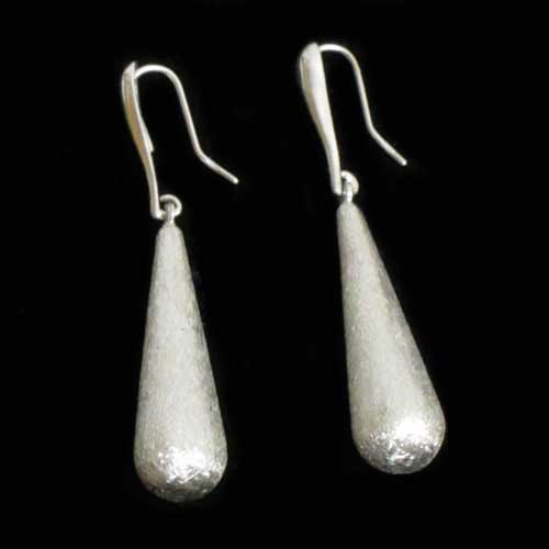  Imagen pendientes colgar plata lagrima
